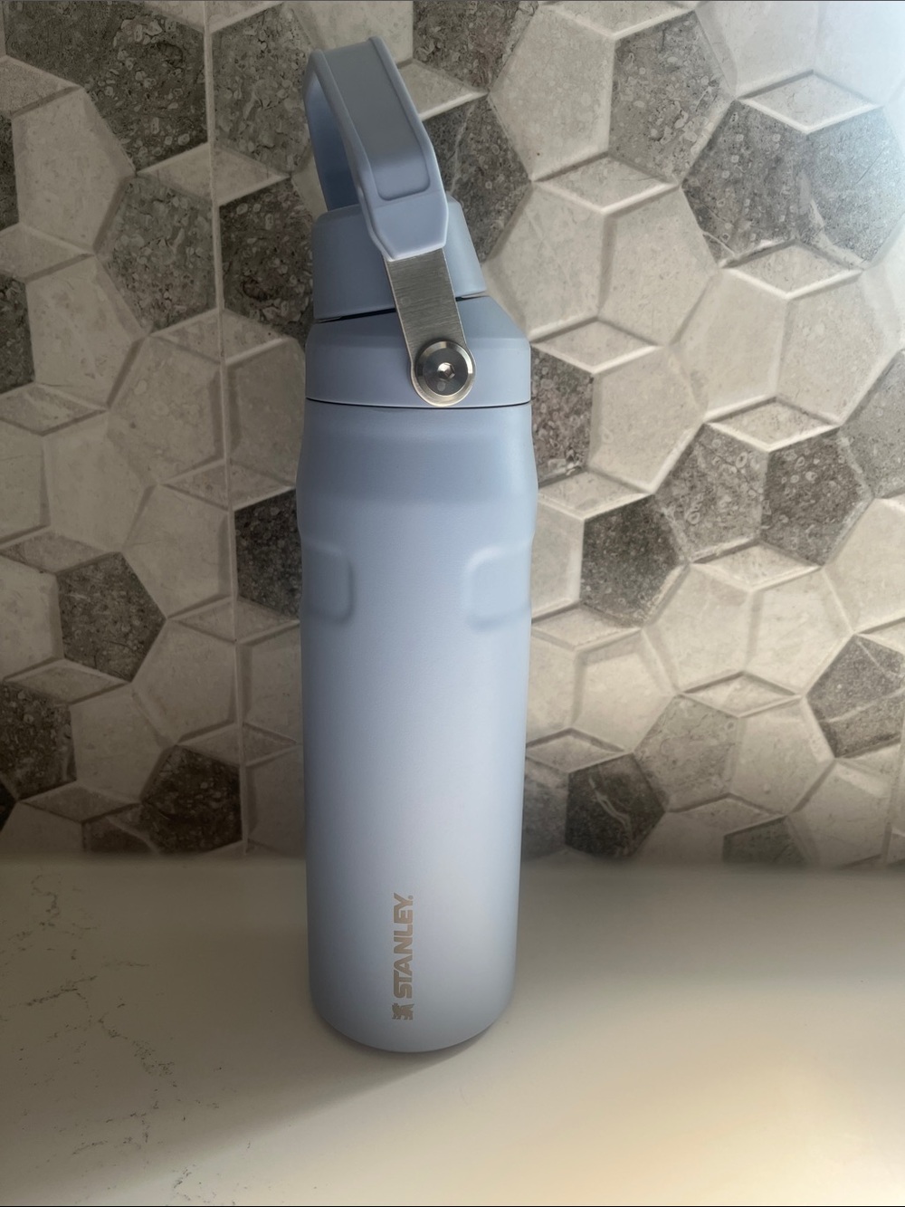 Stanley Aerolight 24oz Matte White Insulated Bottle with Flip Handle
